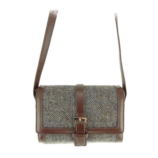 Jemima Harris Tweed & Leather Mini Bag 7