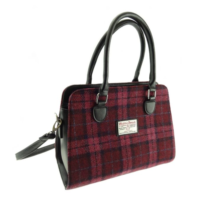 Findhorn Harris Tweed Mid-size Tote style handbag Colour 90