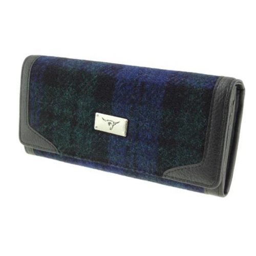 Bute Harris Tweed purse with zip and cardholder Colour 60