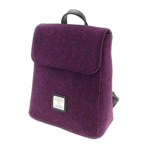 Tummel Harris Tweed Mini Backpack Colour 67